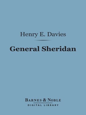 cover image of General Sheridan (Barnes & Noble Digital Library)